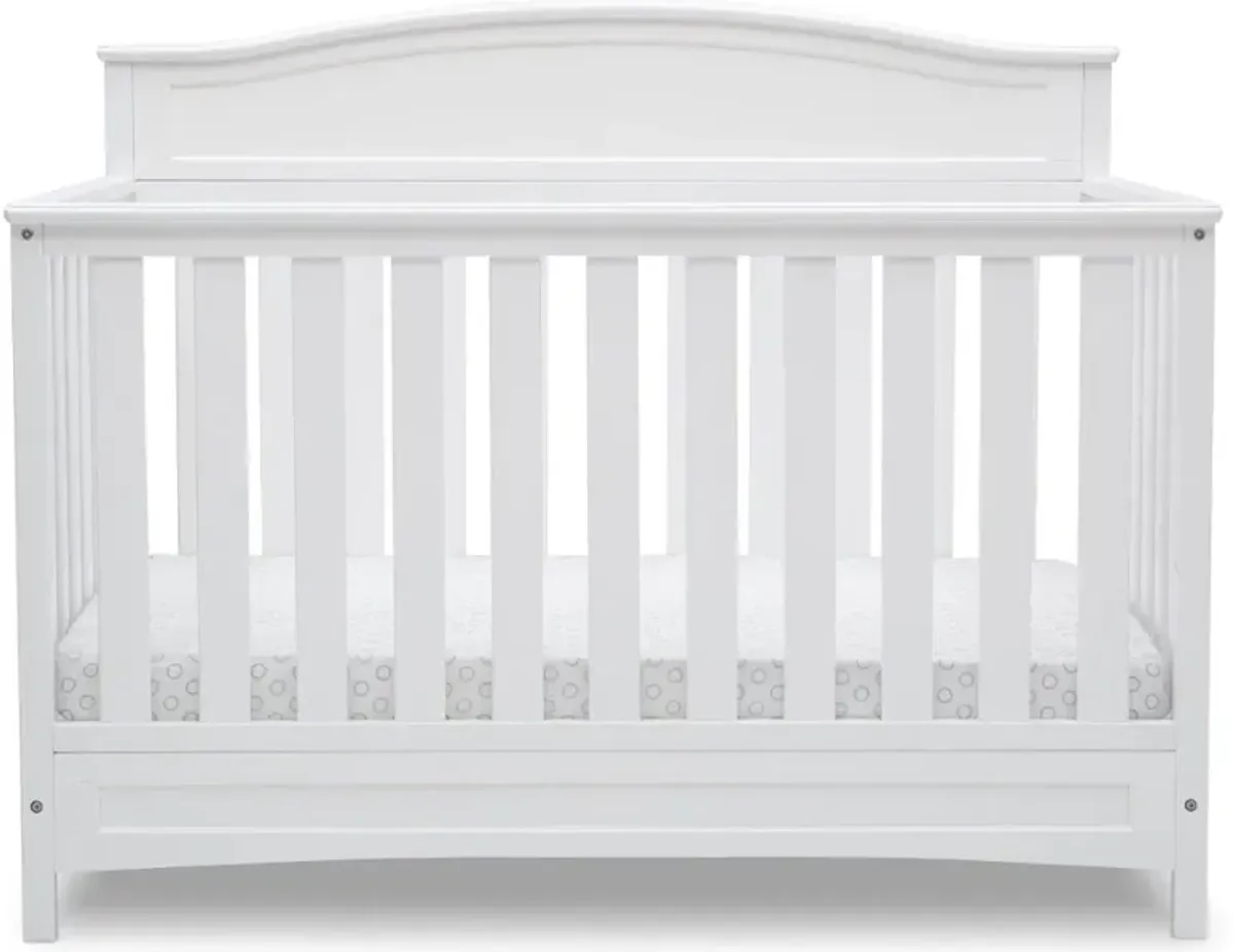 Emery White 4-in-1 Convertible Crib