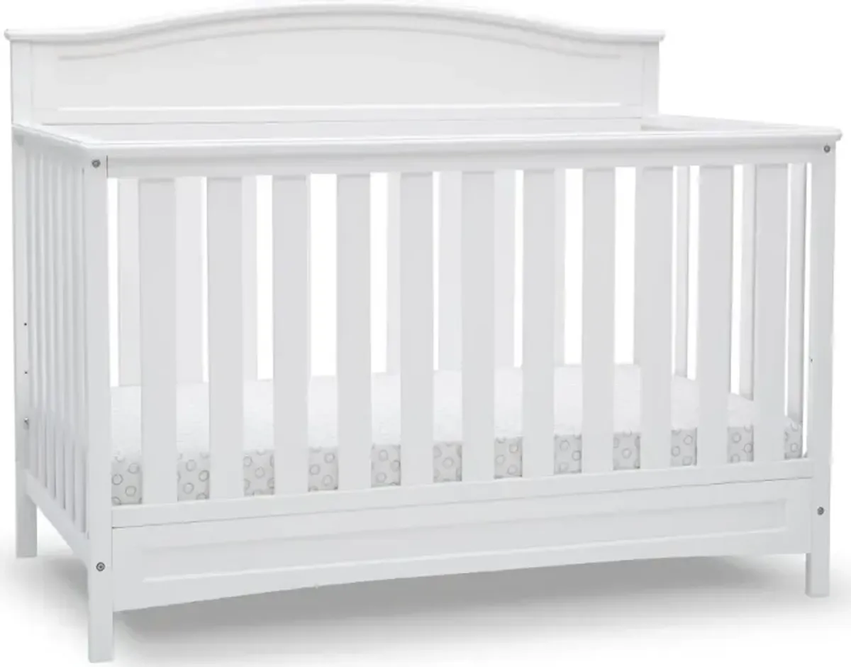 Emery White 4-in-1 Convertible Crib