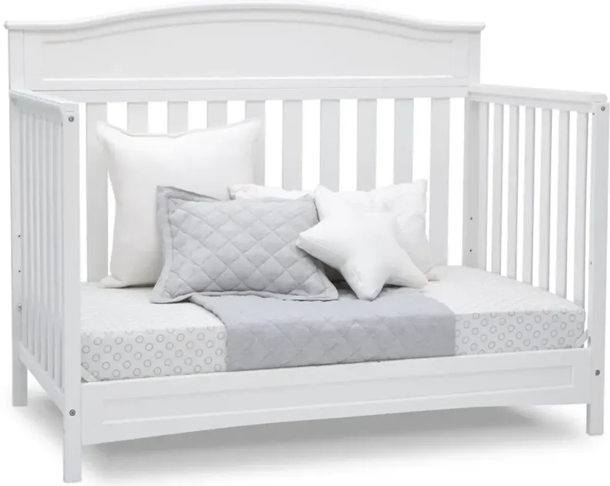 Emery White 4-in-1 Convertible Crib