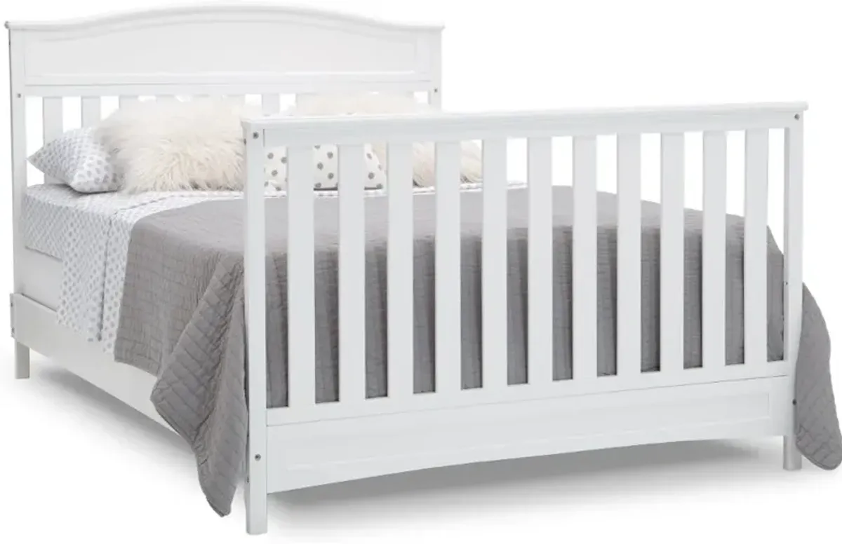 Emery White 4-in-1 Convertible Crib