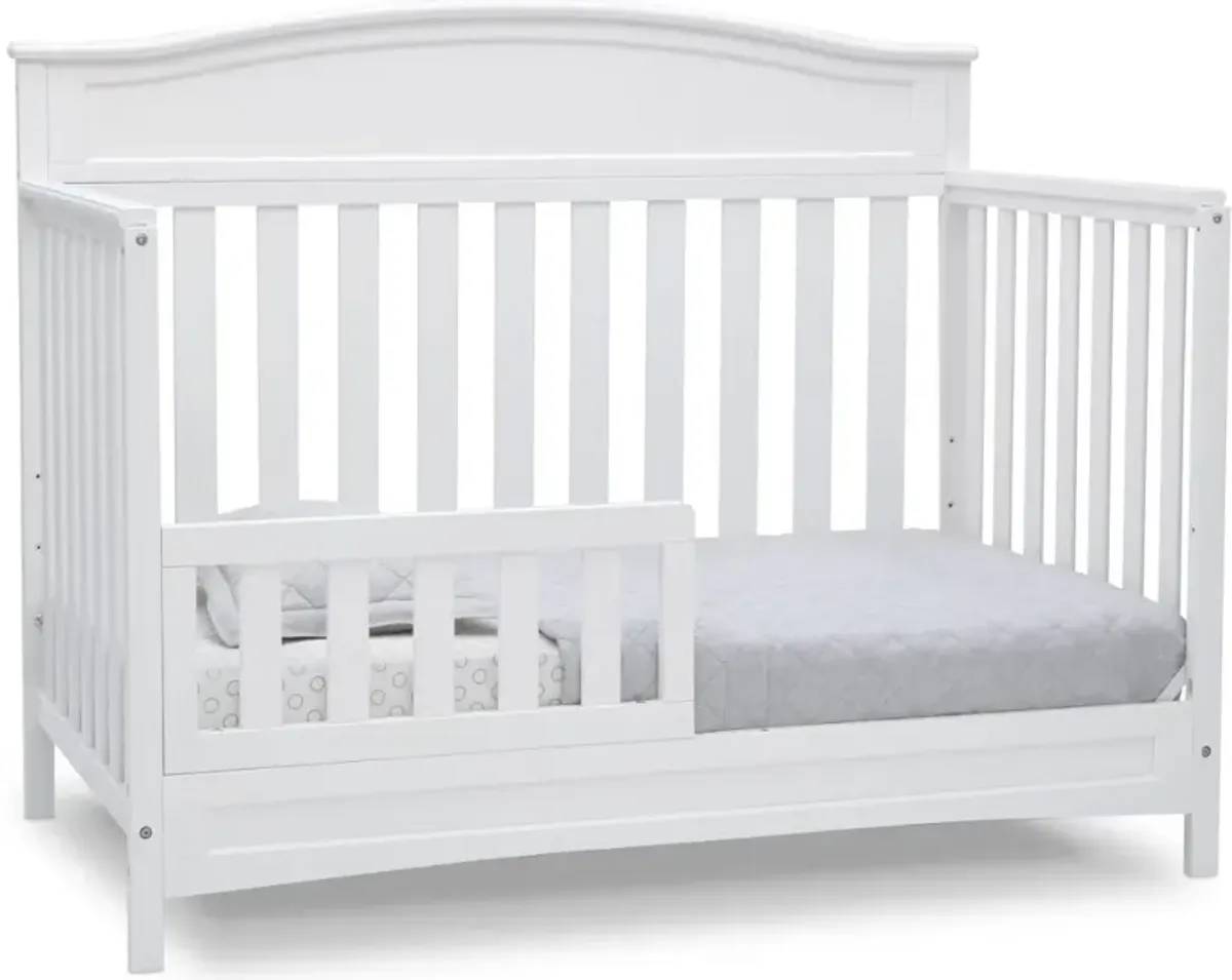 Emery White 4-in-1 Convertible Crib