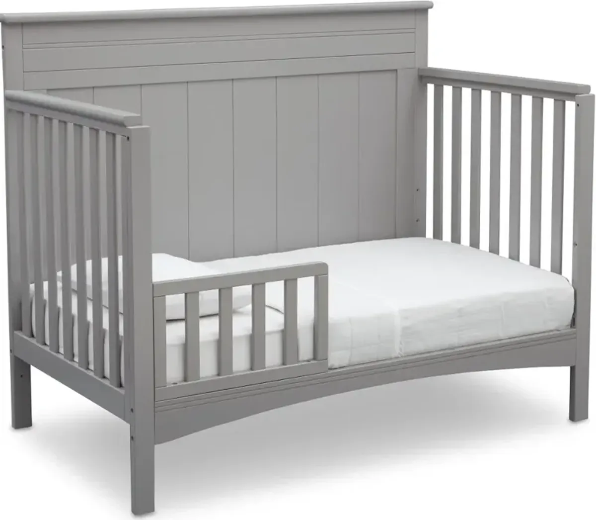 Fancy Gray 4-in-1 Convertible Crib