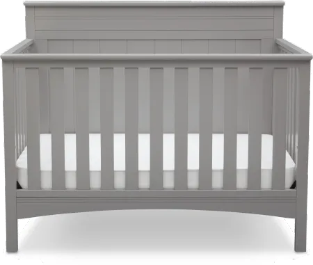 Fancy Gray 4-in-1 Convertible Crib