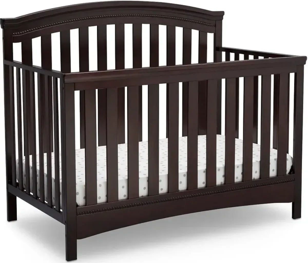 Emerson Dark Brown 4-in-1 Convertible Crib