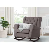 Emma Gray Upholstered Rocking Chair