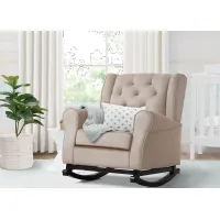 Emma Tan Upholstered Rocking Chair