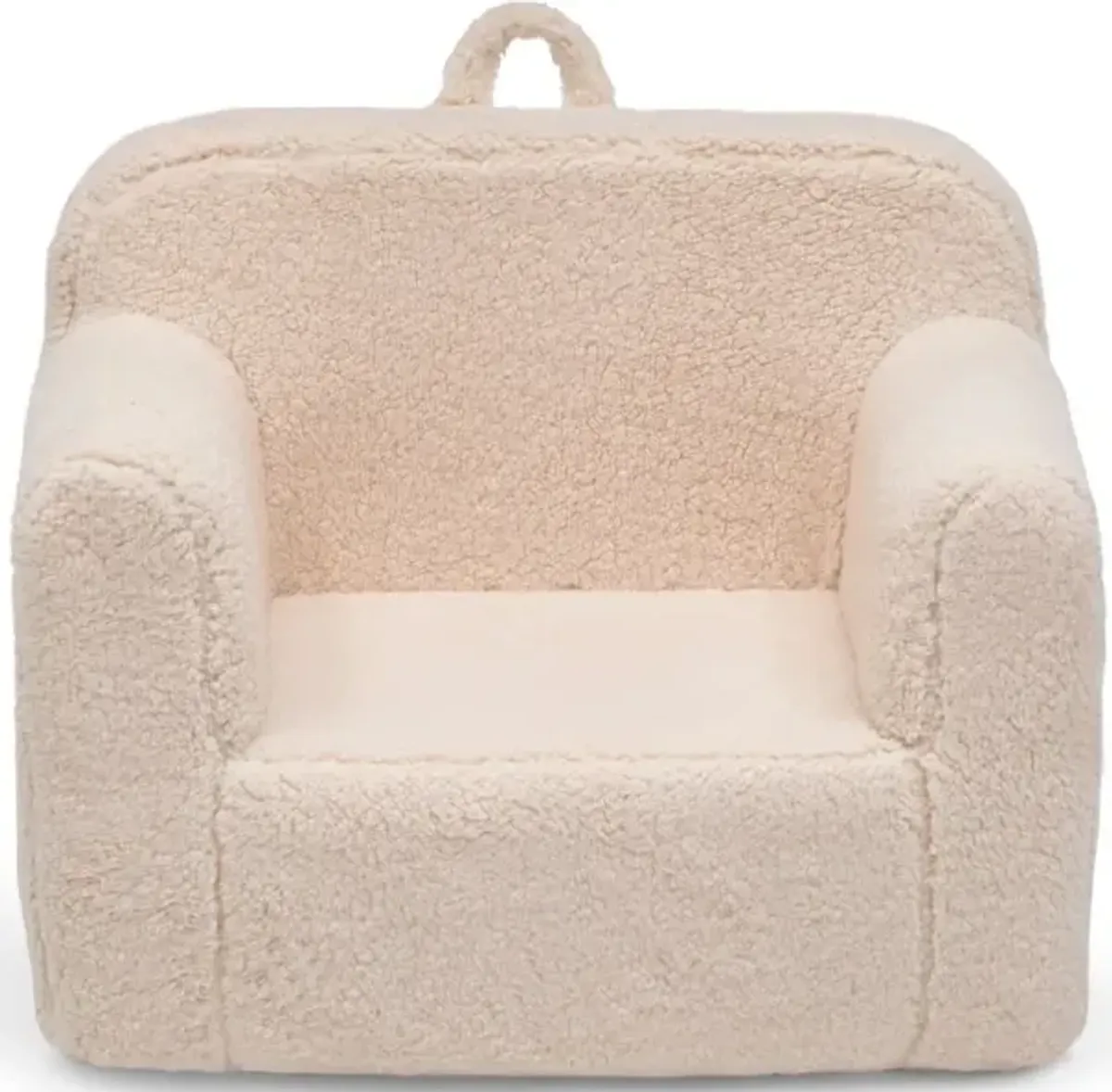 Cozee Kids Cream Sherpa Chair