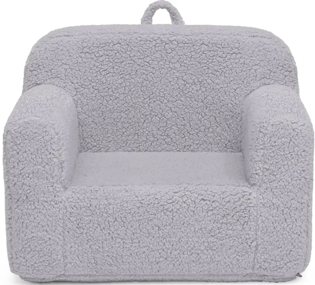 Cozee Kids Gray Sherpa Chair