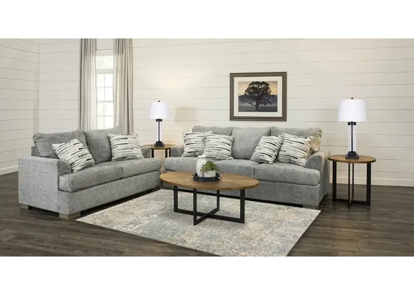 Villa Gray 7 Piece Living Room Set