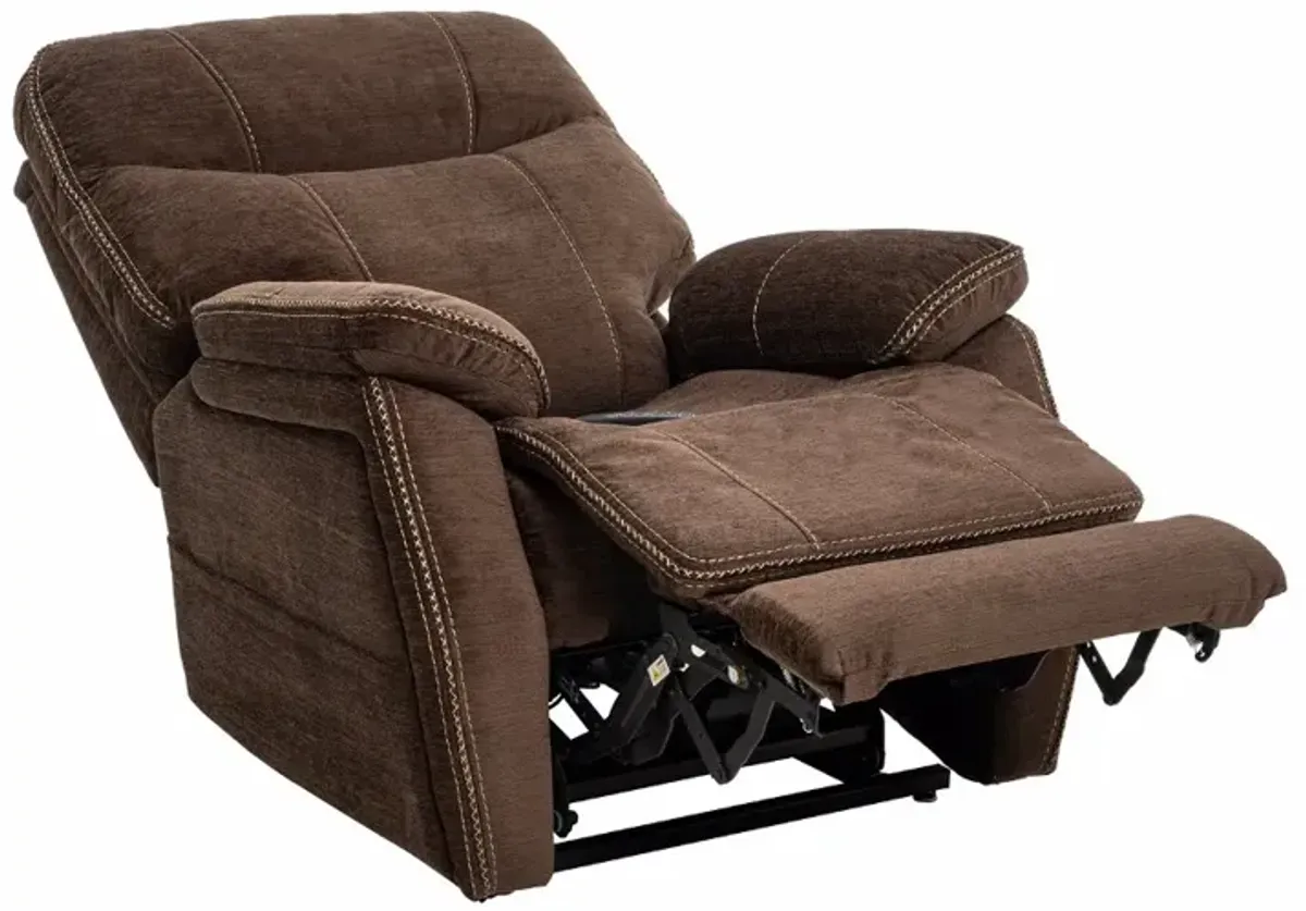 Velvety Mink Brown Power Lift Recliner