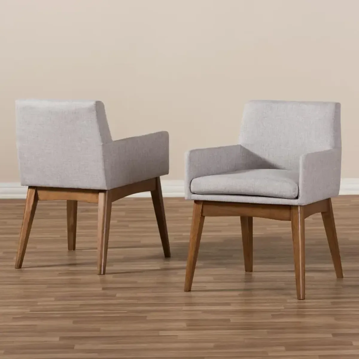 Nexus Greige Dining Room Armchair (Set of 2)