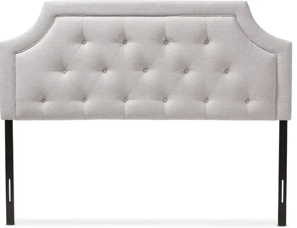 Mars Grayish Beige Upholstered King Headboard