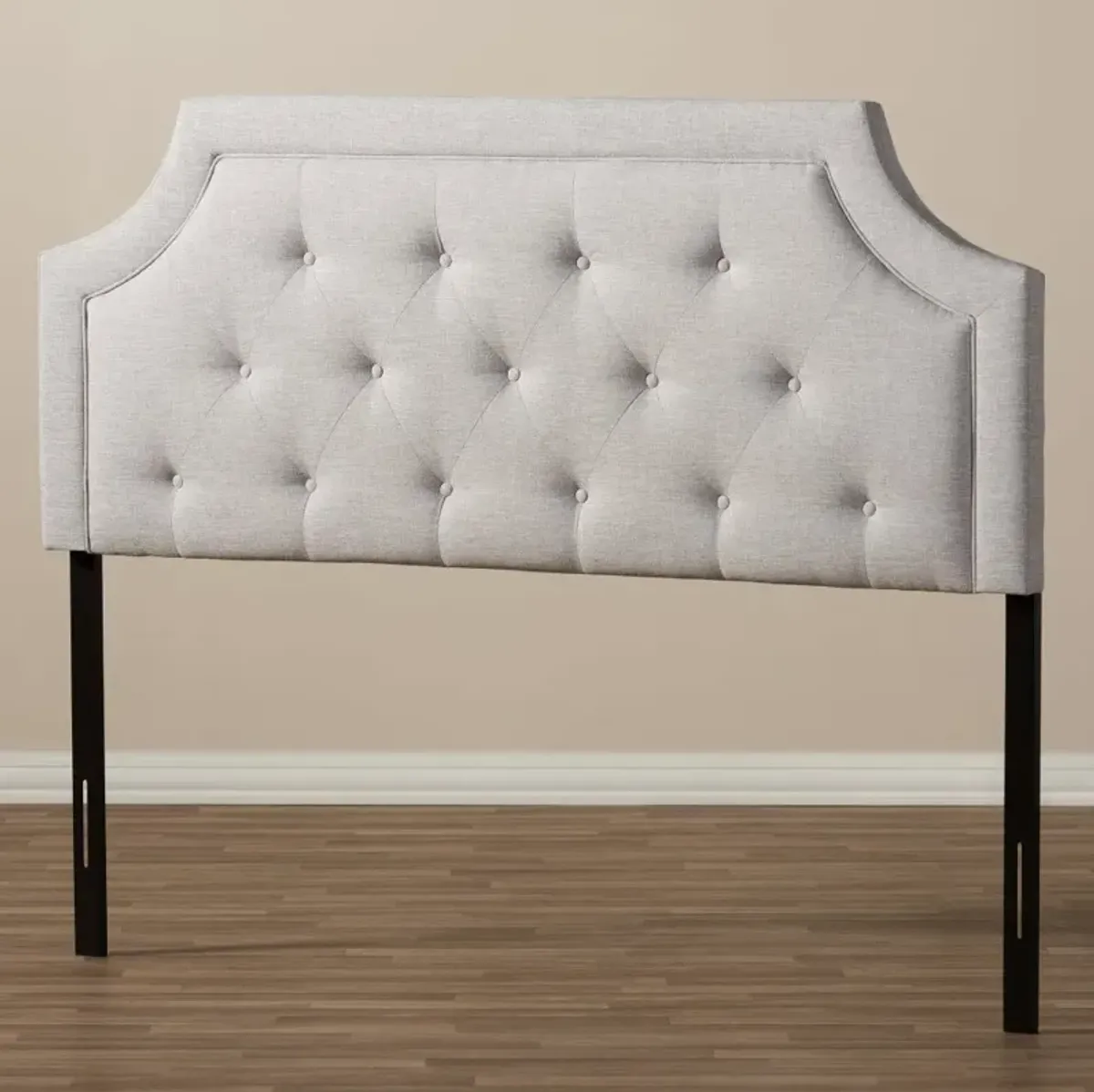 Mars Grayish Beige Upholstered King Headboard