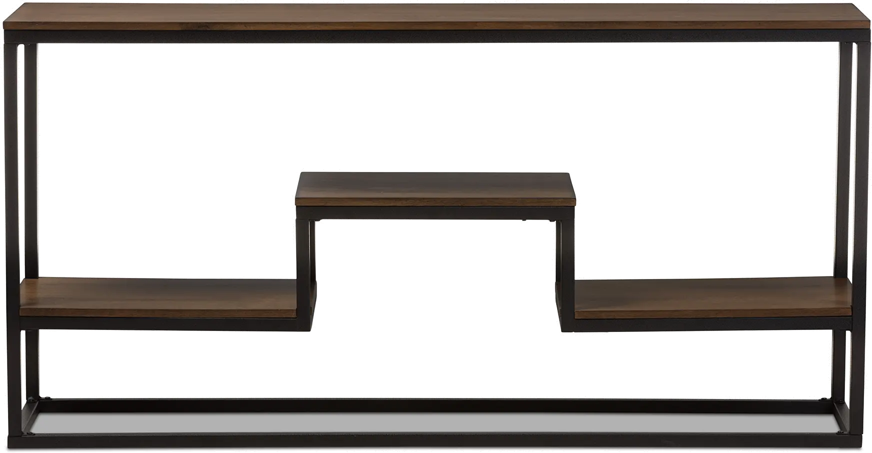 Doreen Industrial Weathered Oak Console Table