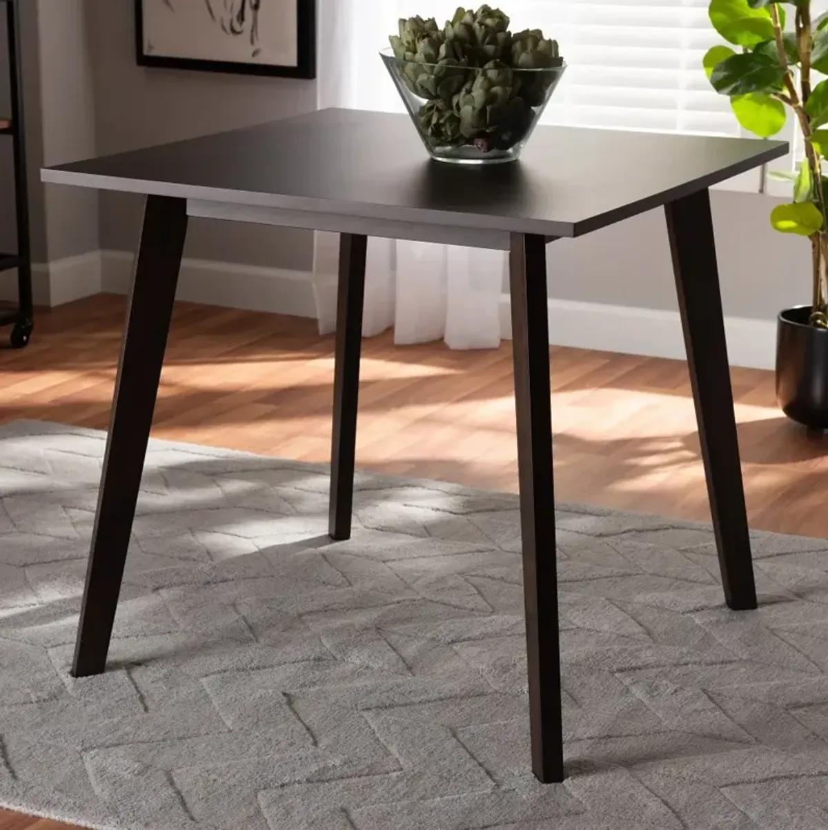 Britte Dark Brown Small Dining Room Table