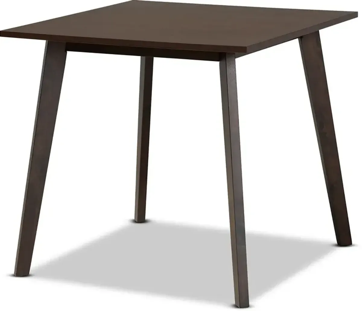 Britte Dark Brown Small Dining Room Table