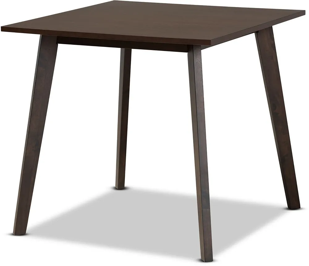 Britte Dark Brown Small Dining Room Table