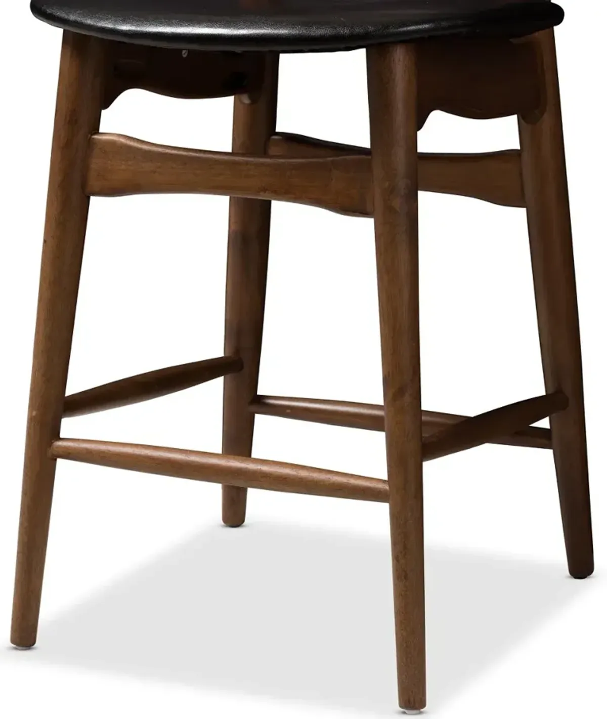 Flora Black Counter Height Stool (Set of 2)