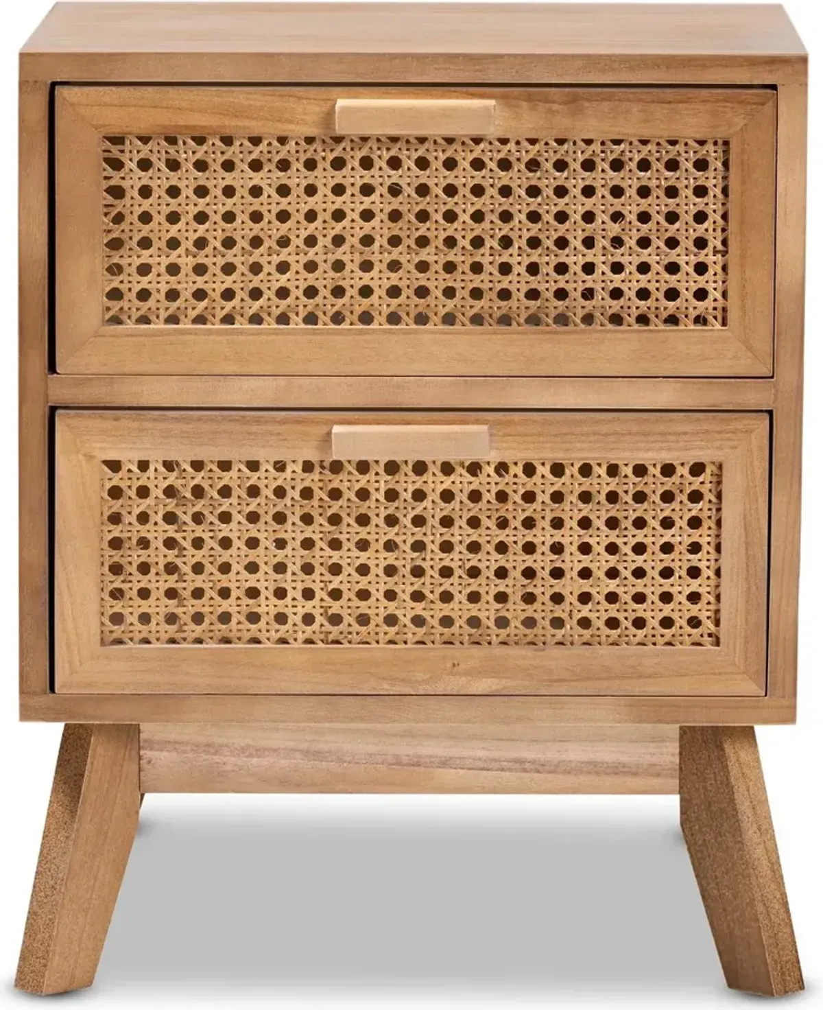 Baden Natural Rattan 2-Drawer Nightstand