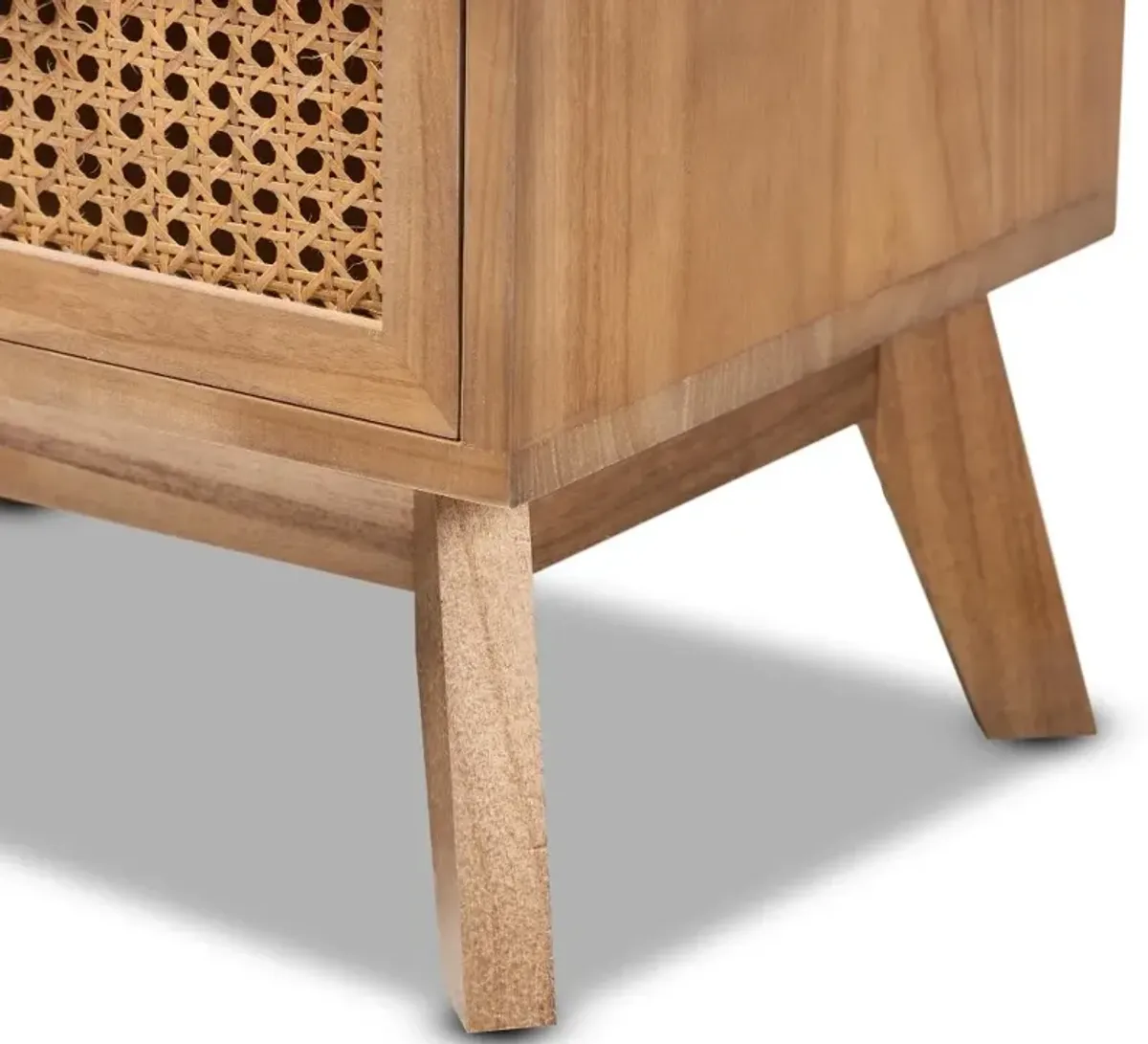 Baden Natural Rattan 2-Drawer Nightstand