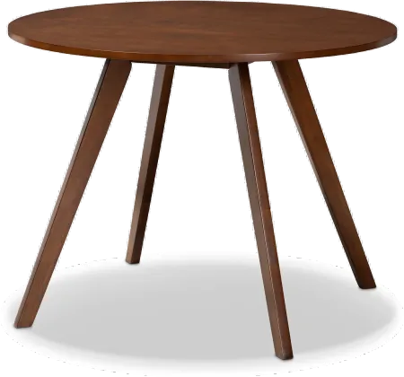 Alana Brown Round Dining Room Table