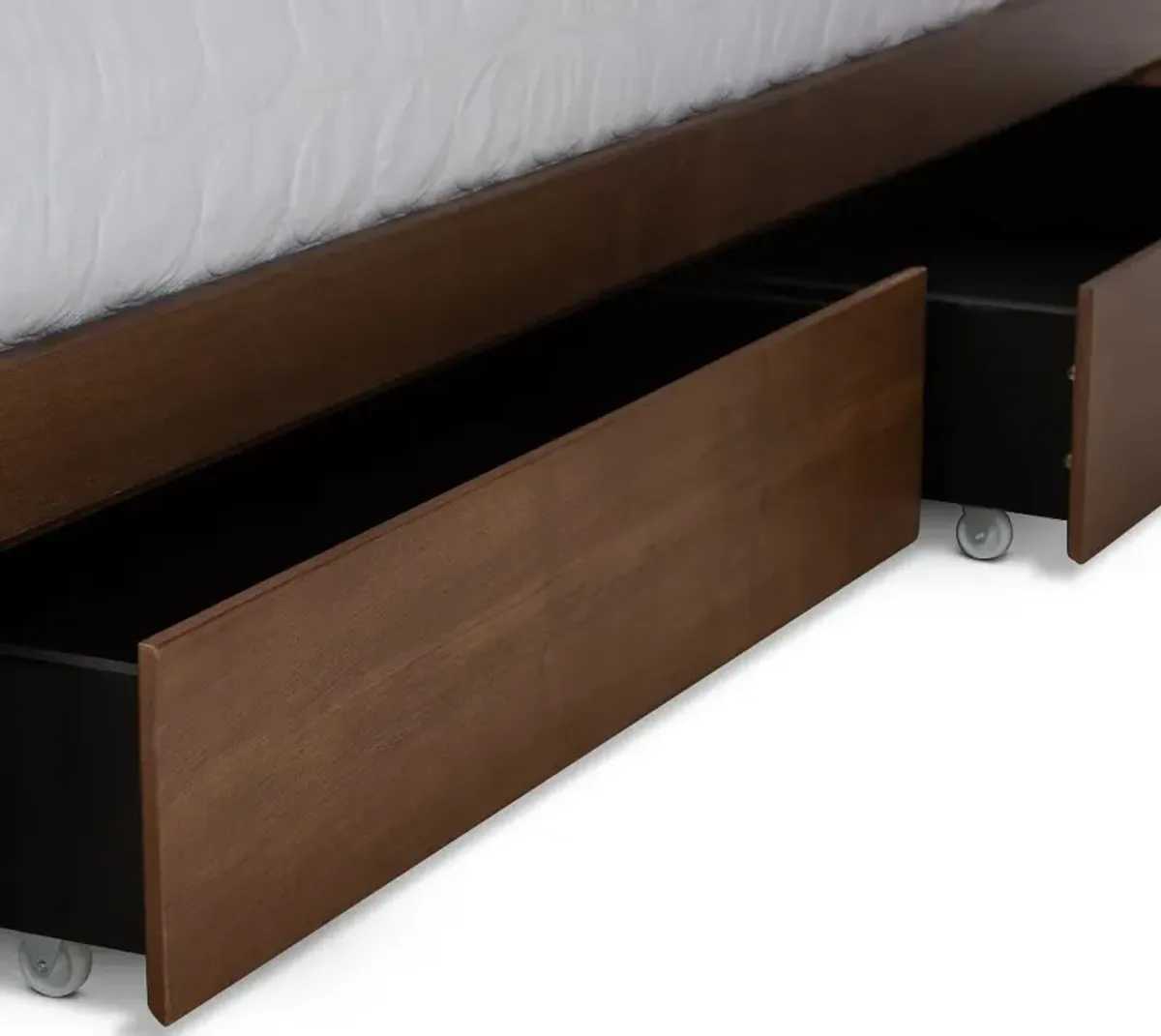 Arthur Ash Walnut Queen Platform Storage Bed