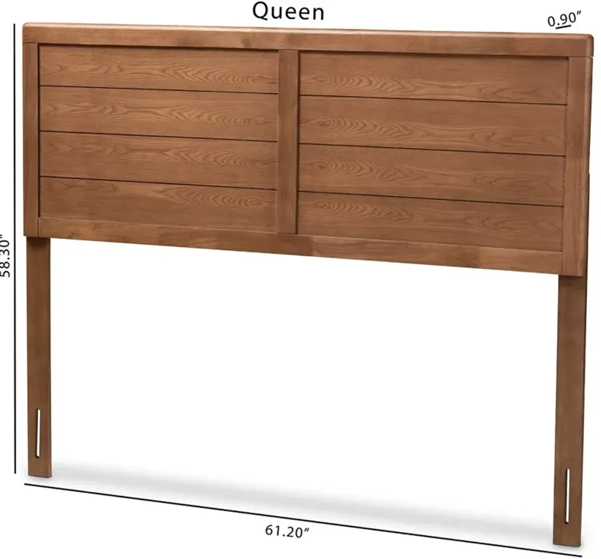 Seren Walnut Brown Queen Headboard