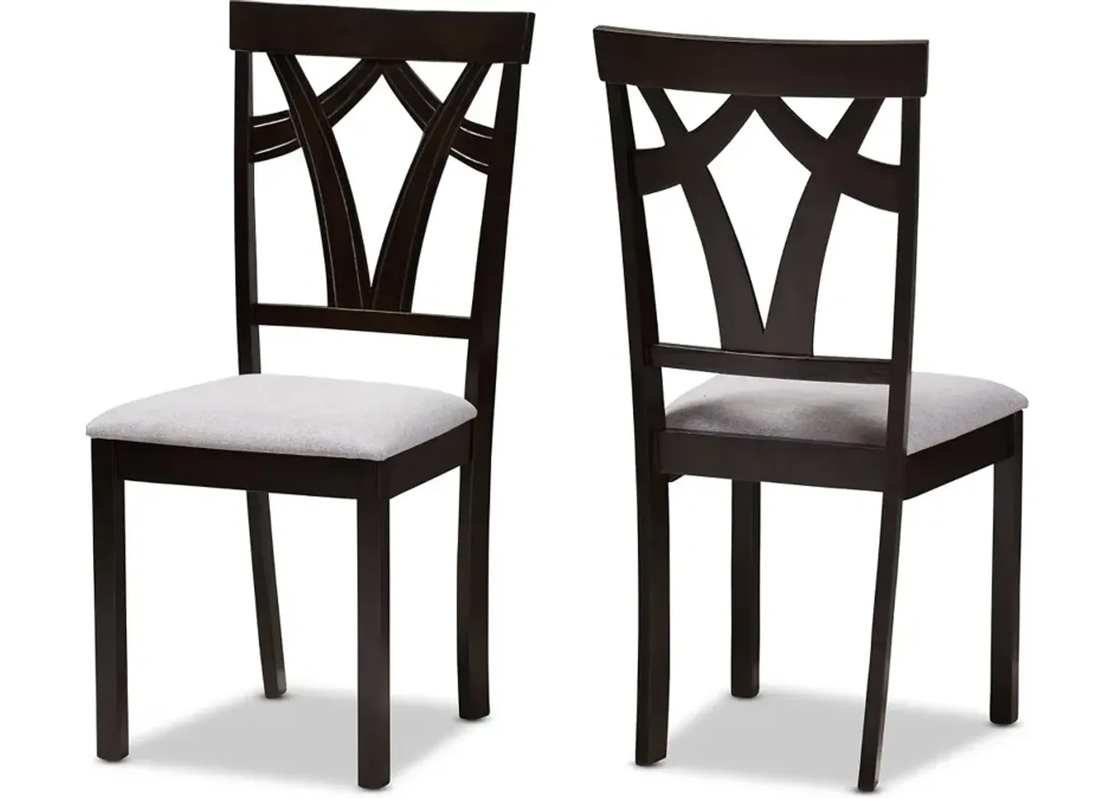 Sylvia Dark Brown Dining Room Chair (Set of 2)