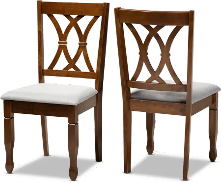 Augustine Brown Dining Room Chair (Set of 2)