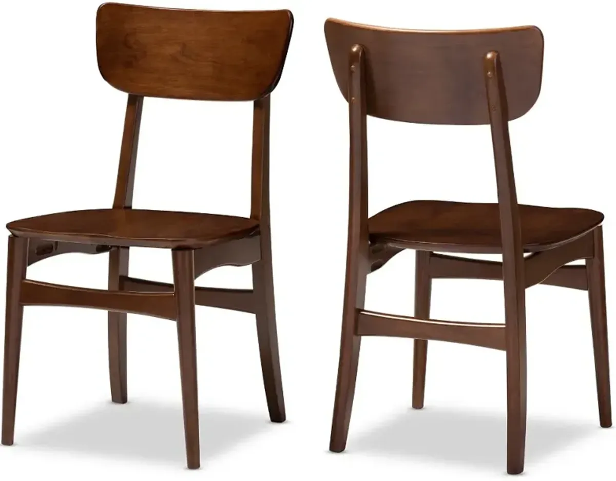 Netherlands Brown Dining Room Chair (Set of 2)