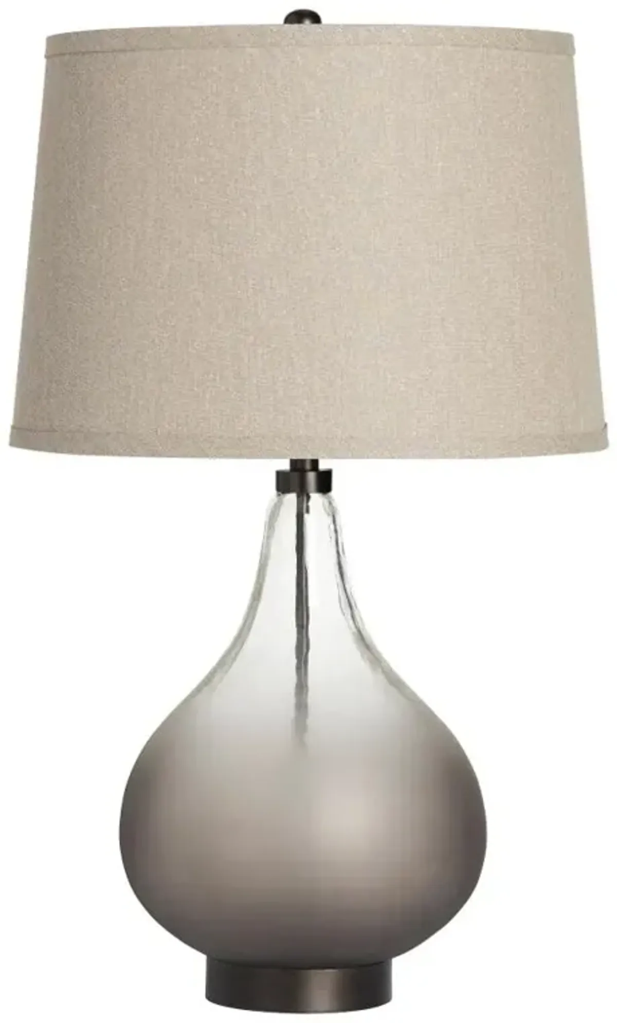 Gray Mirage Decanter Frosted Lamp