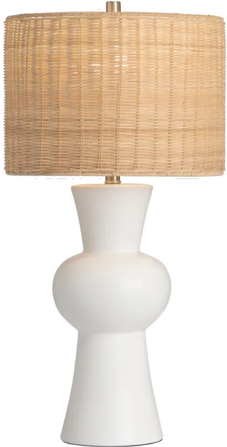 29.5 Inch Ceramic Lamp With Shade