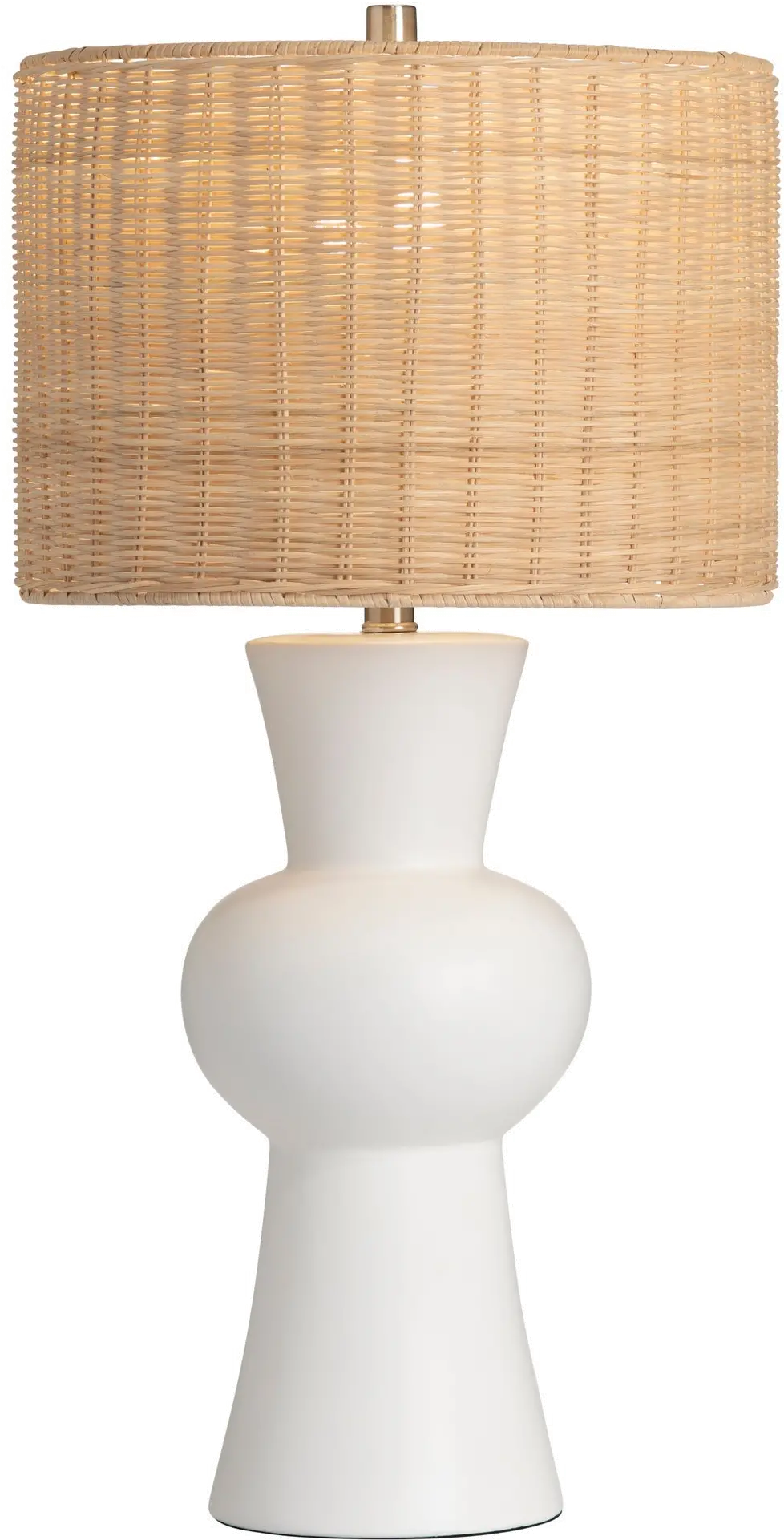 29.5 Inch Ceramic Lamp With Shade
