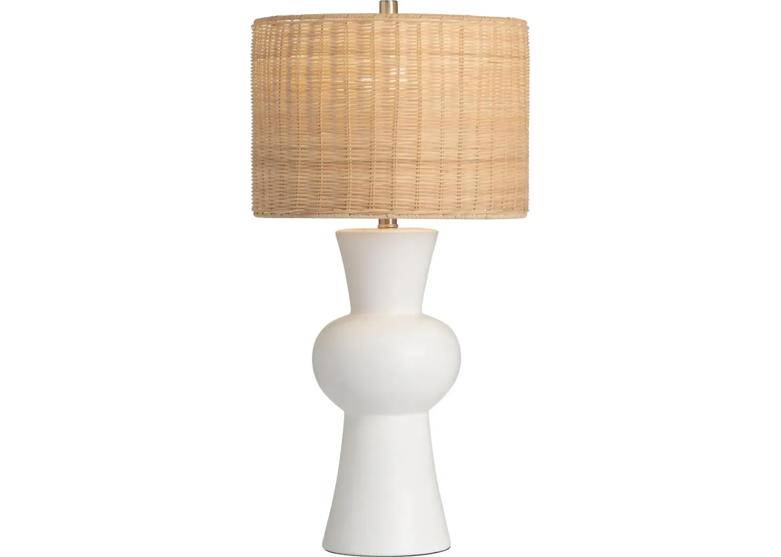 29.5 Inch Ceramic Lamp With Shade