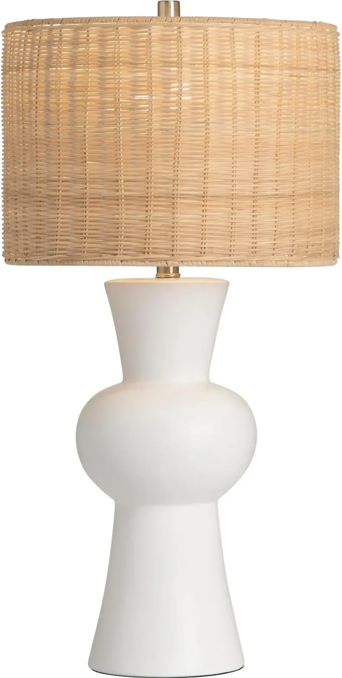 29.5 Inch Ceramic Lamp With Shade