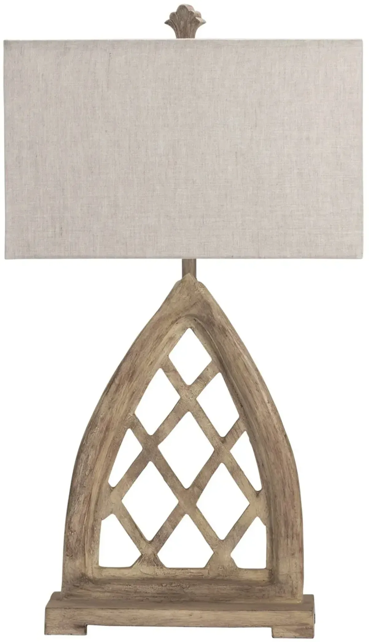 32 Inch Cathedral Window Table Lamp