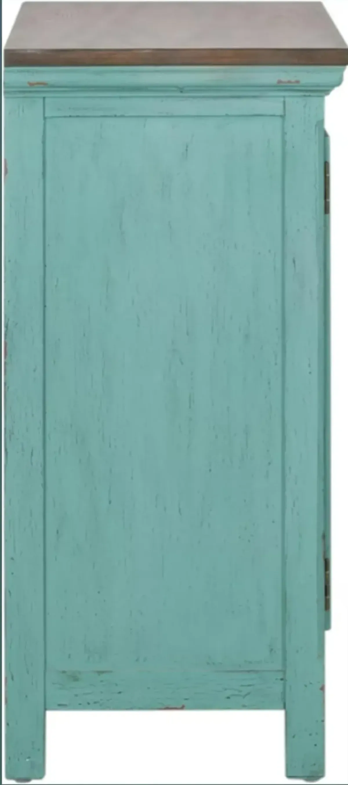 37 Inch Two Door Sea Foam Cabinet