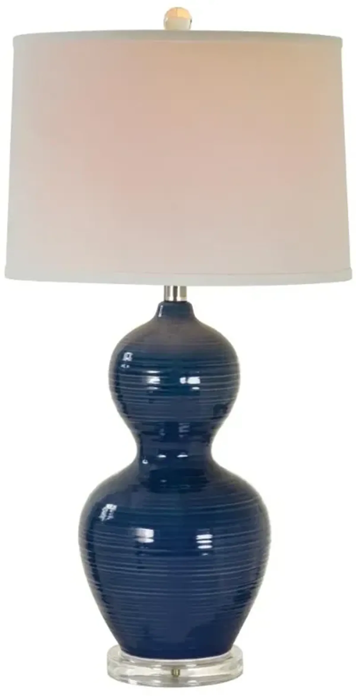 Blue Ceramic Table Lamp