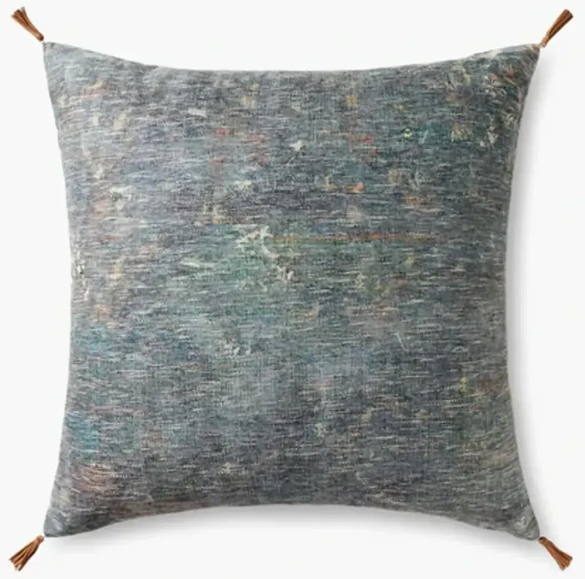 Navy Multicolor Floor Pillow