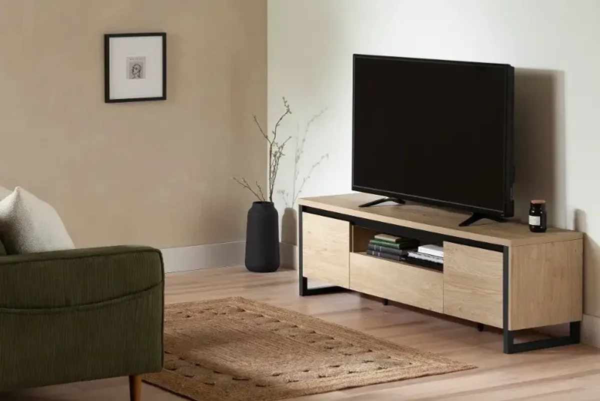 Munich Natural Oak 63" TV Stand