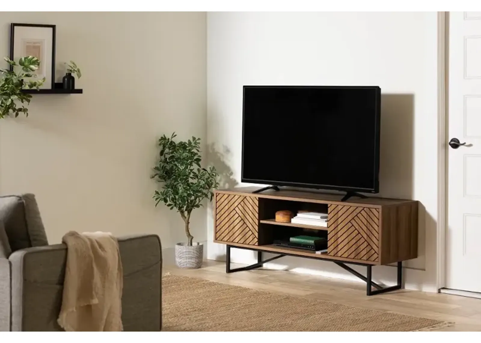 Mezzy Brown 55" TV Stand