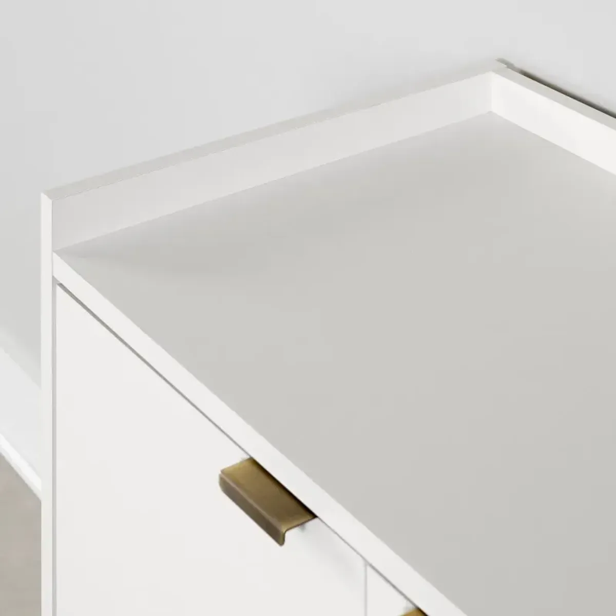 Maliza White Storage Cabinet