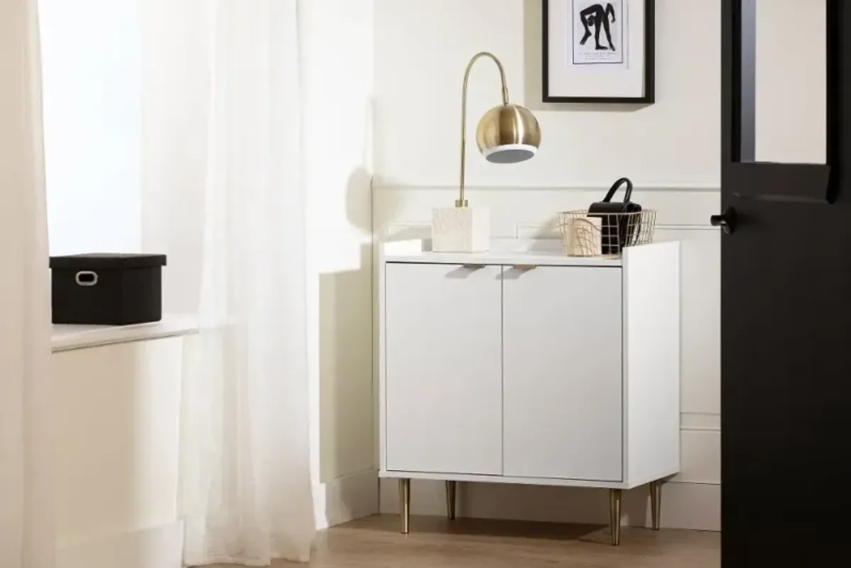 Maliza White Storage Cabinet