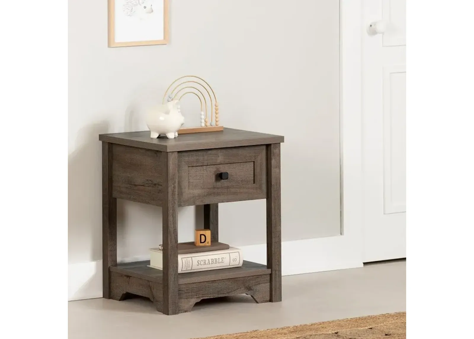 Hazen Fall Oak Nightstand