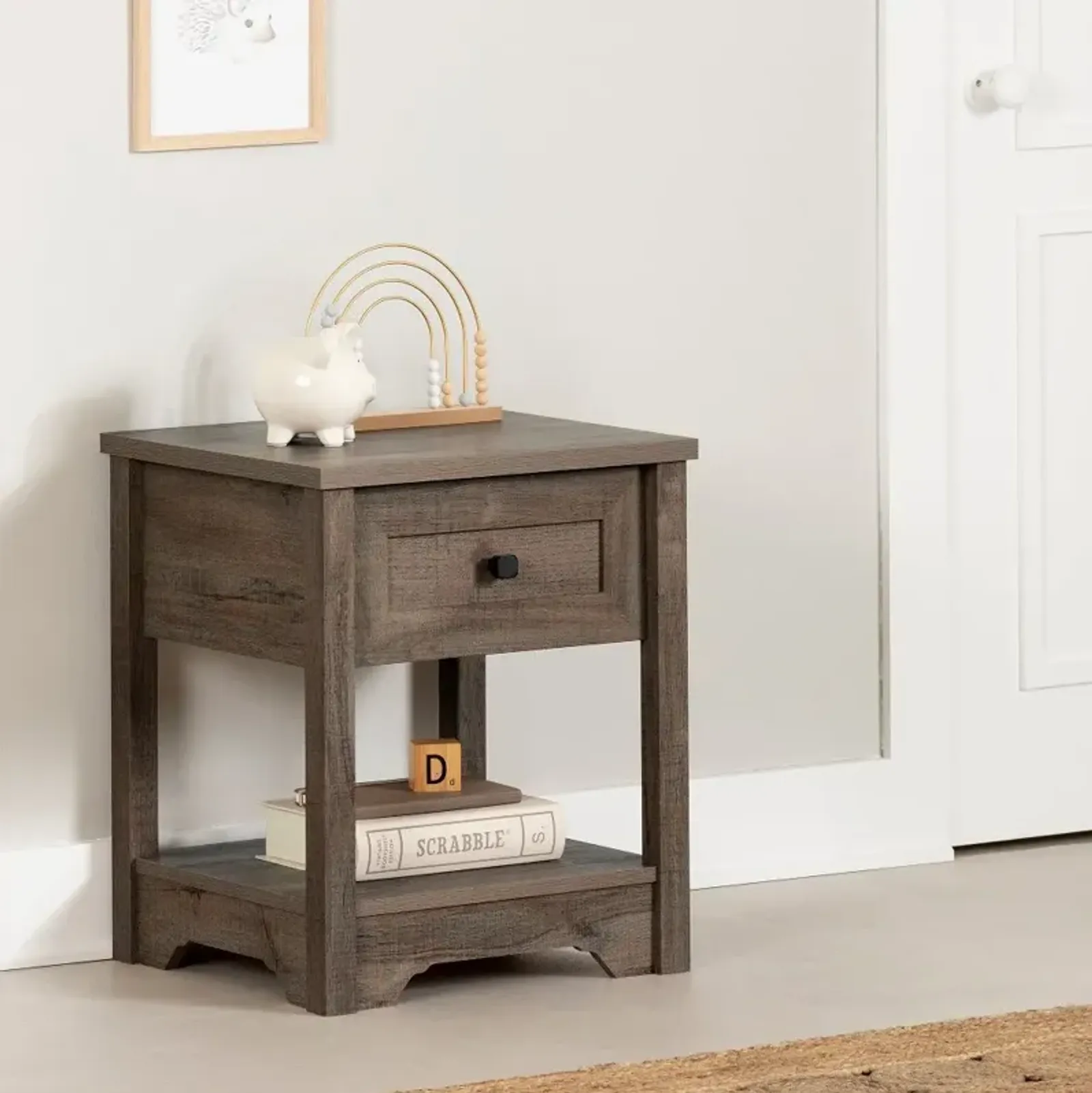 Hazen Fall Oak Nightstand