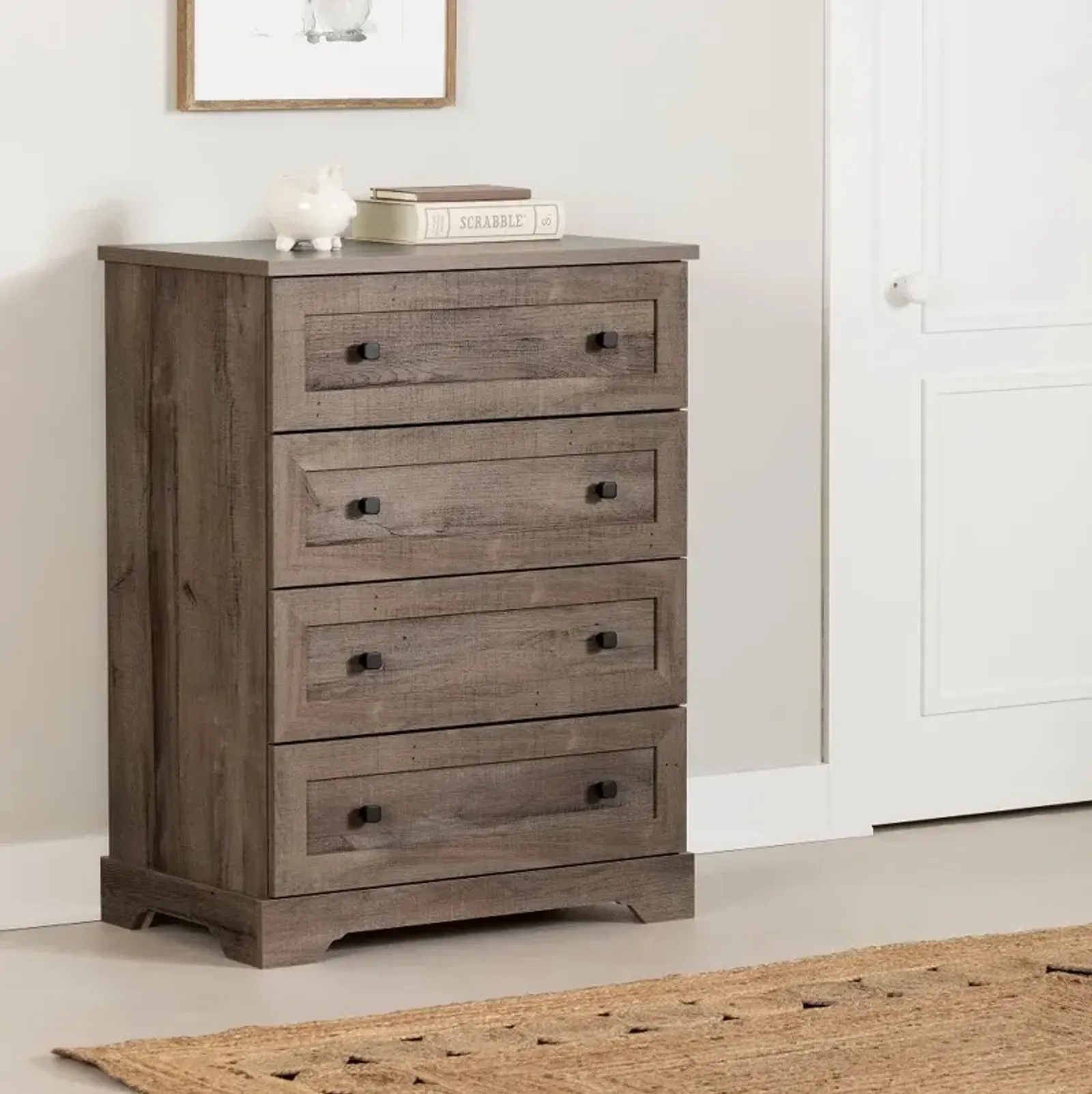 Hazen Fall Oak Chest of Drawers