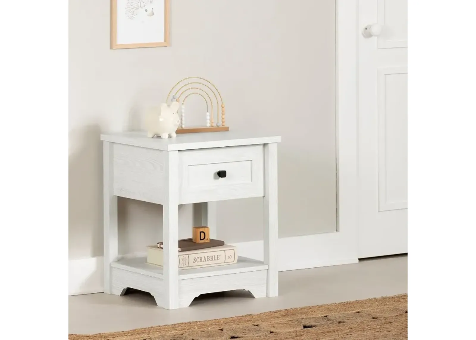 Hazen White Pine Nightstand