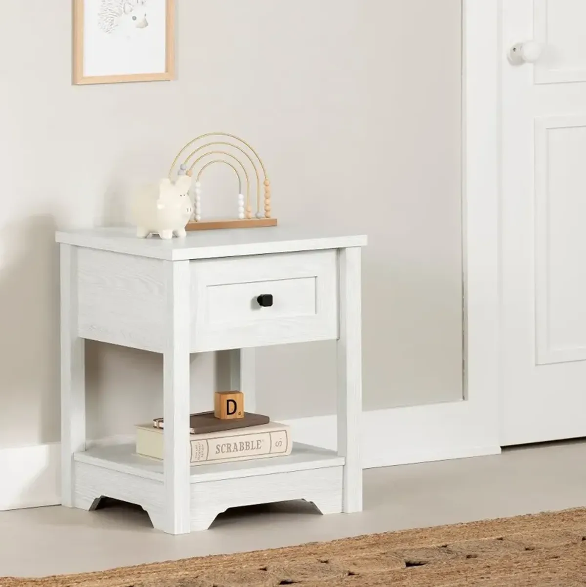 Hazen White Pine Nightstand