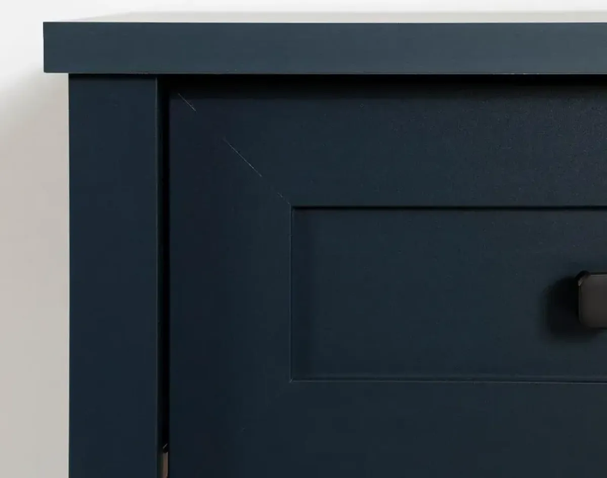 Hazen Navy Blue Nightstand