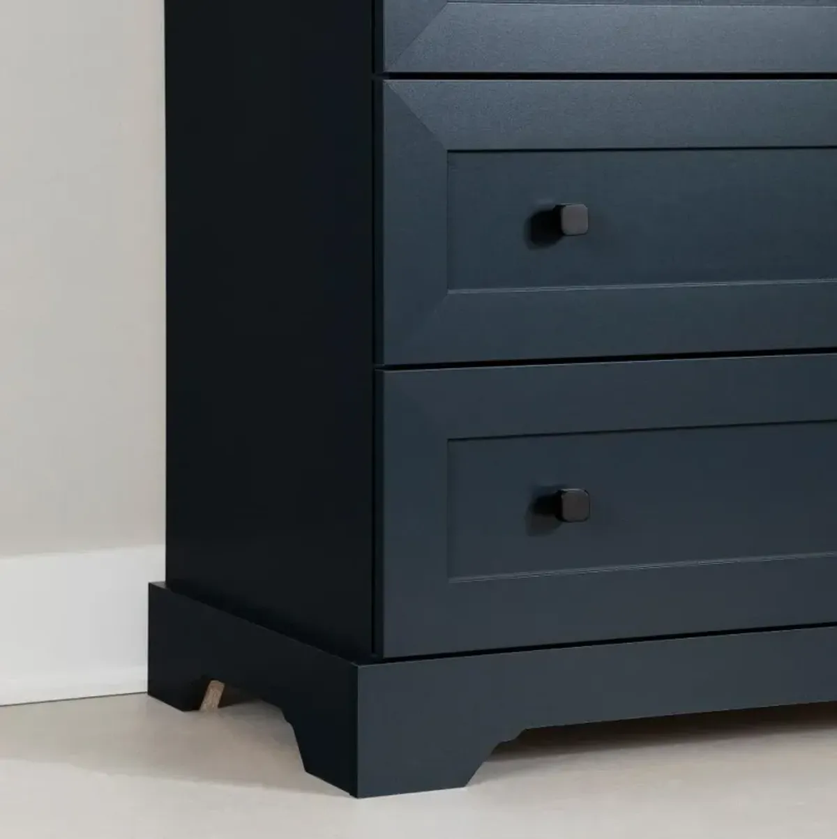 Hazen Navy Blue Chest of Drawers